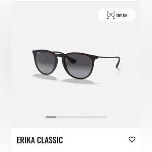 Black Rayban Erika Classic Glasses